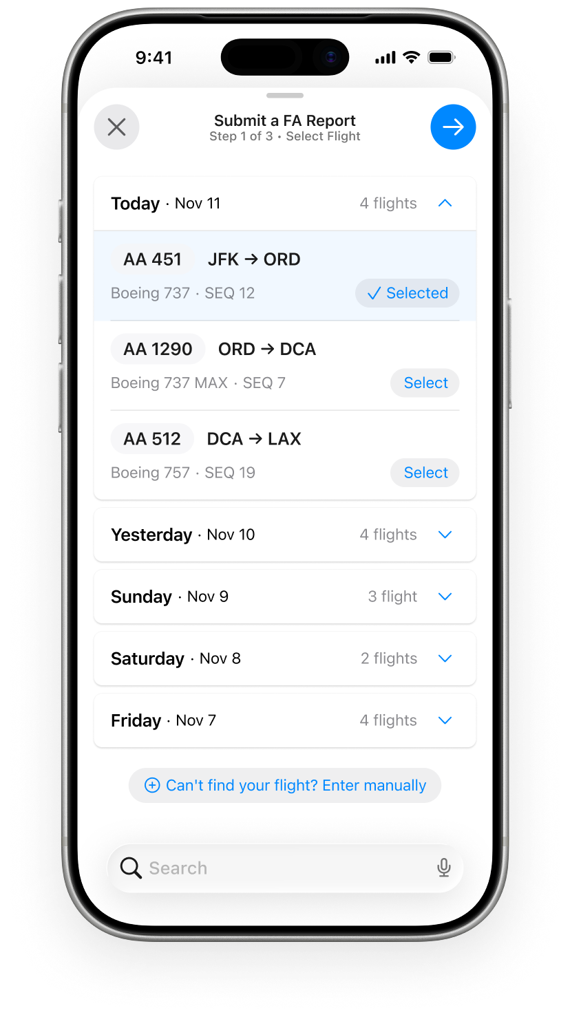 Select Flight